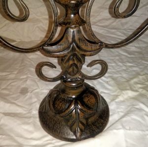 Vintage brass canelabra